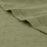 Basketweave Classic Farmhouse All-Season Cotton Blanket - Blanket by Superior Brand