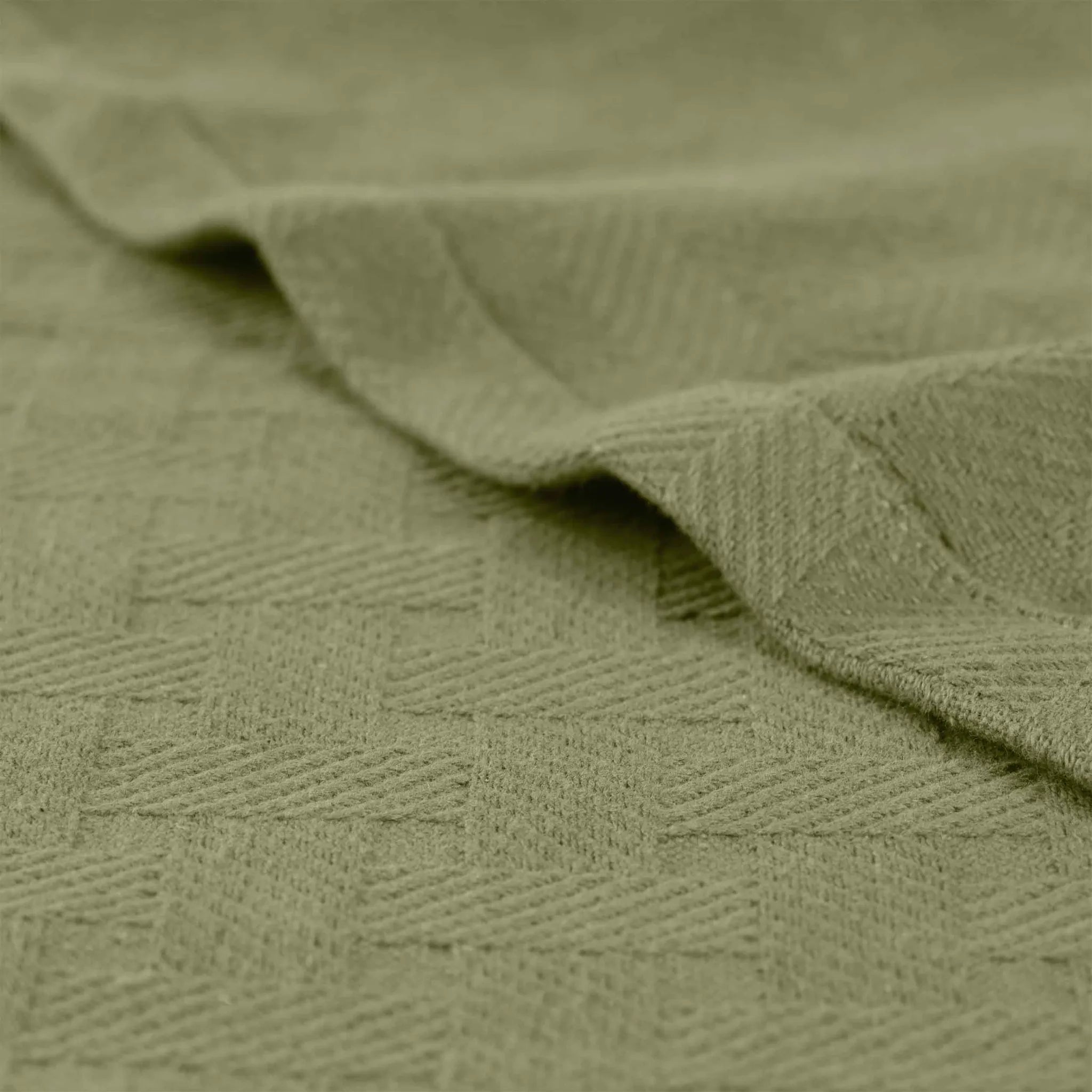 Basketweave Classic Farmhouse All-Season Cotton Blanket - Blanket by Superior Brand