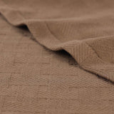 Basketweave Classic Farmhouse All-Season Cotton Blanket - Blanket by Superior Brand