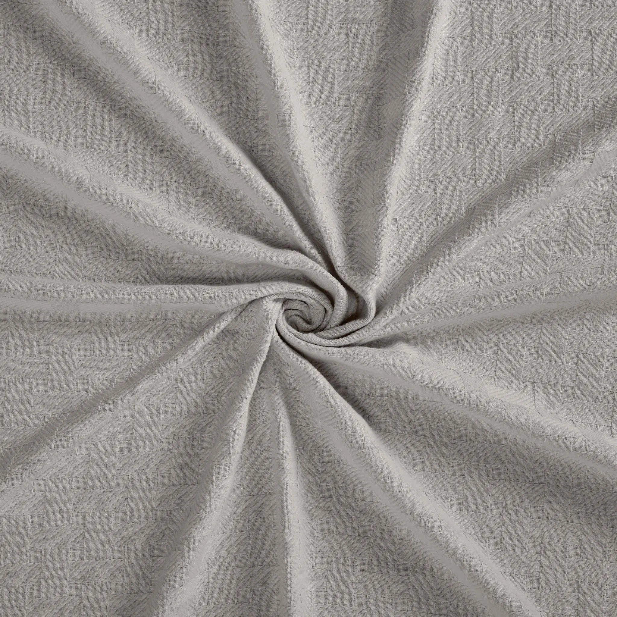 Basketweave Classic Farmhouse All-Season Cotton Blanket - Blanket by Superior Brand