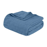 Basketweave Classic Farmhouse All-Season Cotton Blanket - Blanket by Superior Brand
