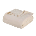 Basketweave Classic Farmhouse All-Season Cotton Blanket - Blanket by Superior Brand