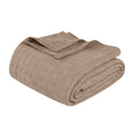 Basketweave Classic Farmhouse All-Season Cotton Blanket - Blanket by Superior Brand