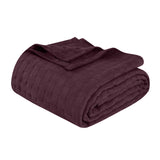Basketweave Classic Farmhouse All-Season Cotton Blanket - Blanket by Superior Brand