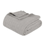Basketweave Classic Farmhouse All-Season Cotton Blanket - Blanket by Superior Brand