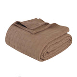 Basketweave Classic Farmhouse All-Season Cotton Blanket - Blanket by Superior Brand