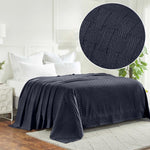 Basketweave Classic Farmhouse All-Season Cotton Blanket - Blanket by Superior Brand