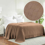 Basketweave Classic Farmhouse All-Season Cotton Blanket - Blanket by Superior Brand