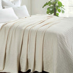 Basketweave Classic Farmhouse All-Season Cotton Blanket - Blanket by Superior Brand
