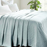 Basketweave Classic Farmhouse All-Season Cotton Blanket - Blanket by Superior Brand