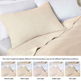 Aswan Cotton Medium Weight Textured Modern Chevron Woven Coverlet - Coverlet by Superior