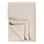 Aswan Cotton Medium Weight Textured Modern Chevron Woven Coverlet - Coverlet by Superior