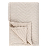 Aswan Cotton Medium Weight Textured Modern Chevron Woven Coverlet - Coverlet by Superior
