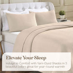 Aswan Cotton Medium Weight Textured Modern Chevron Woven Coverlet - Coverlet by Superior