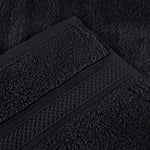 Chevron Zero Twist Solid and Jacquard Cotton 8 Piece Towel Set - Towel Set by Superior