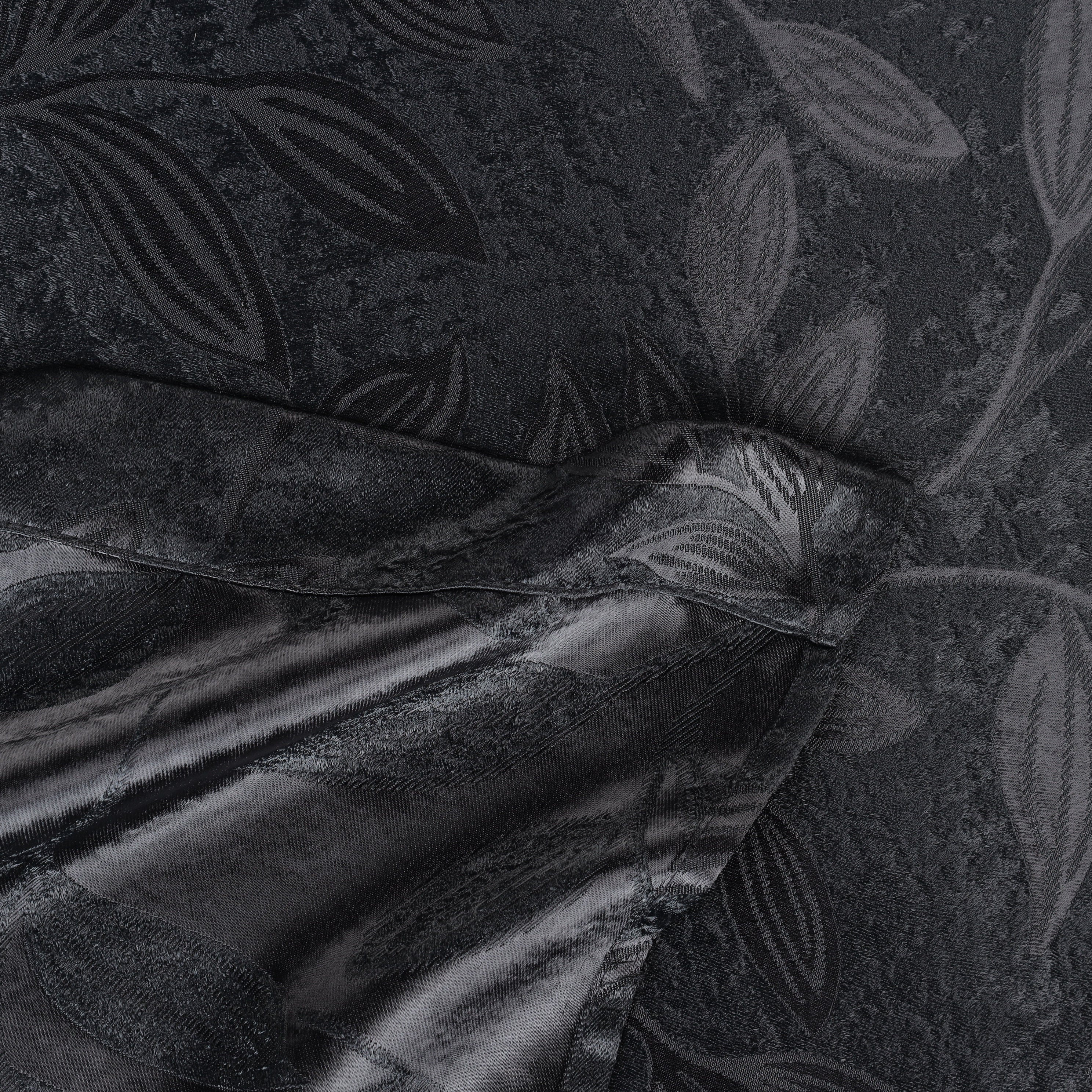 Leaves Room Darkening Washable Blackout Curtain Panels, Set of 2 - Blackout Curtains by Superior