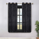 Leaves Room Darkening Grommet Blackout Curtain Panels, Set of 2 - Blackout Curtains by Superior