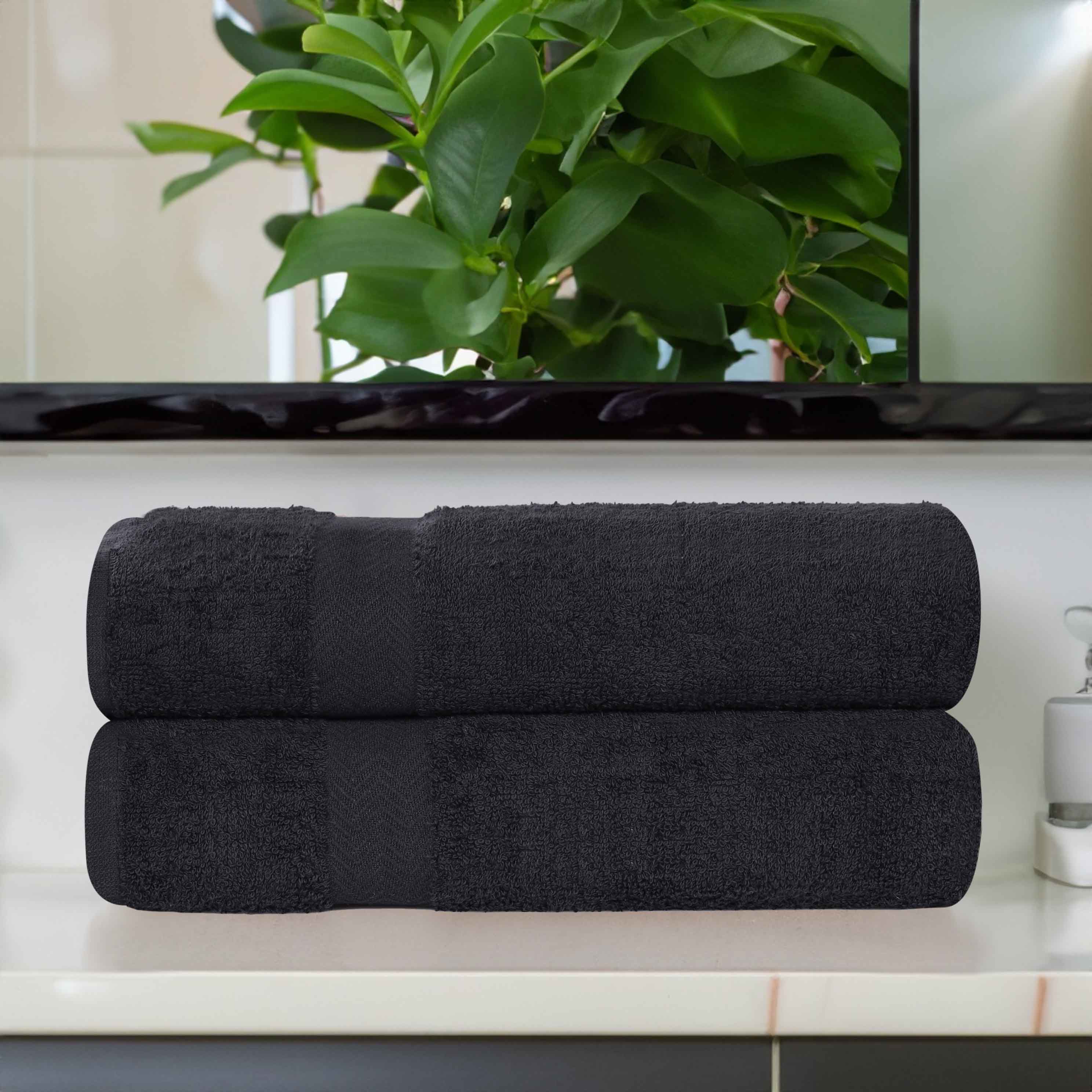 Cotton Eco-Friendly Bathroom Essentials 2 Piece Bath Sheet Set - Bath Sheets by Superior Brand