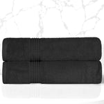 Heritage Egyptian Cotton Plush Absorbent Luxury Bath Towel Set of 2 - Bath Towel by Superior