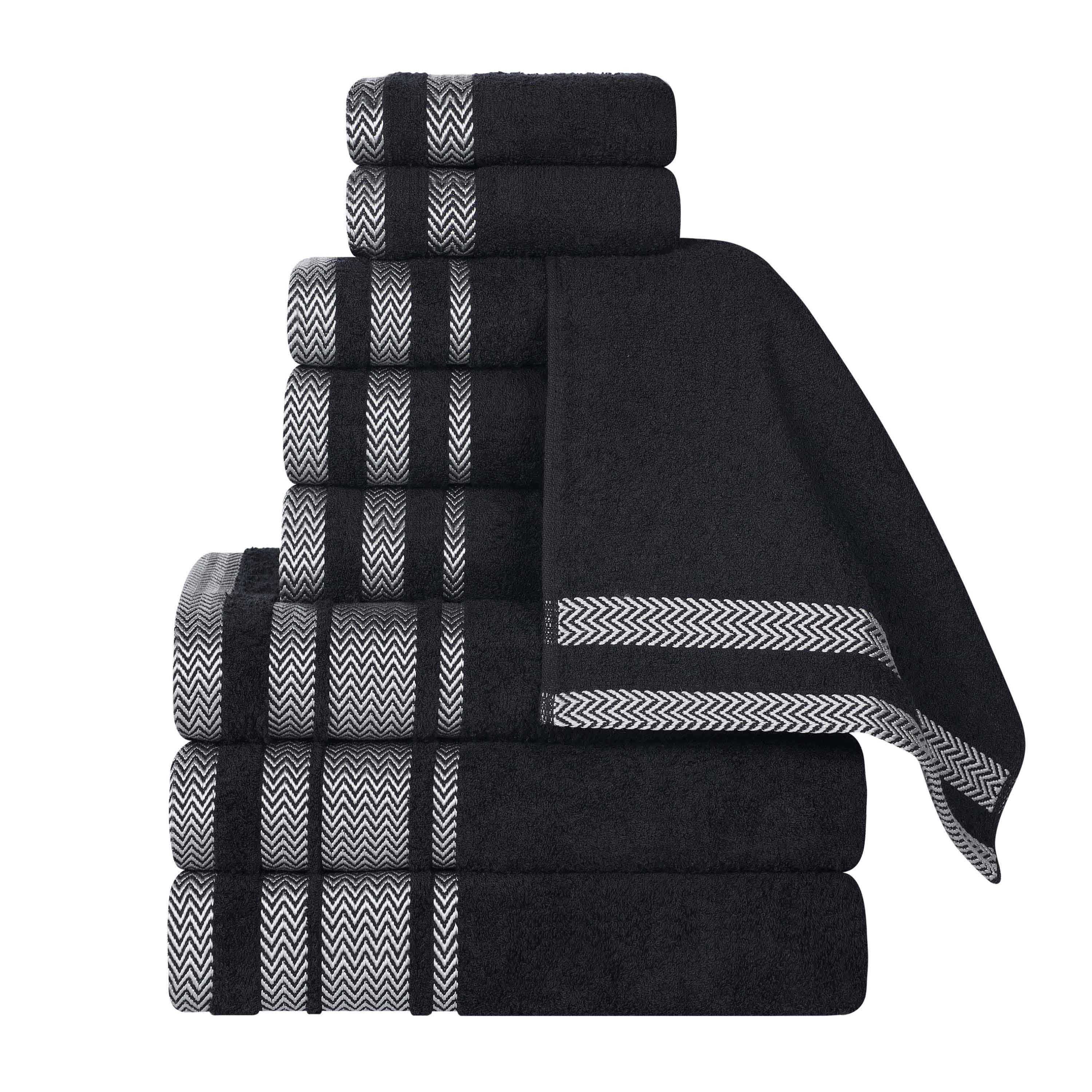 Hays Cotton Medium Weight 9 Piece Assorted Bathroom Towel Set - Towel Set by Superior Brand