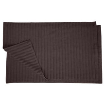 Lined 100% Cotton 1000 GSM 2-Piece Bath Mat Set - Black