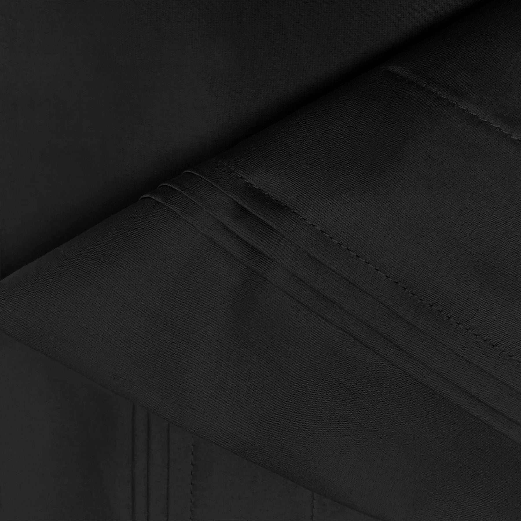 Superior Premium 650 Thread Count Egyptian Cotton Solid Deep Pocket Sheet Set - Black