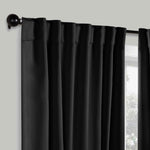 Solid Room Darkening Blackout Curtain Panels, Back Tabs, Set of 2 - Blackout Curtains by Superior
