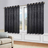 Leaves Room Darkening Grommet Blackout Curtain Panels, Set of 2 - Blackout Curtains by Superior