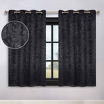 Leaves Room Darkening Grommet Blackout Curtain Panels, Set of 2 - Blackout Curtains by Superior
