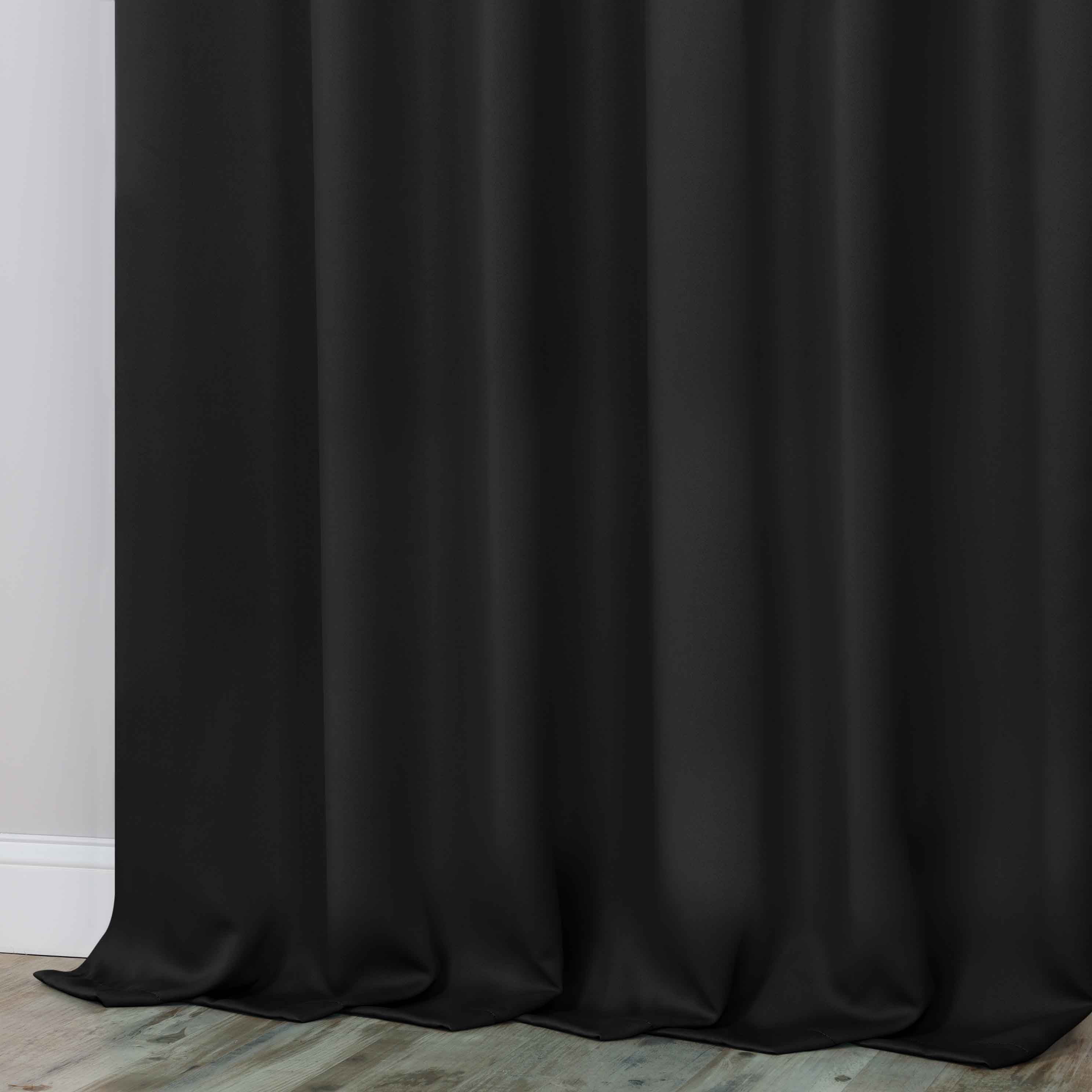 Classic Modern Solid Room Darkening Blackout Curtain Panels, Set of 2 - Blackout Curtains by Superior