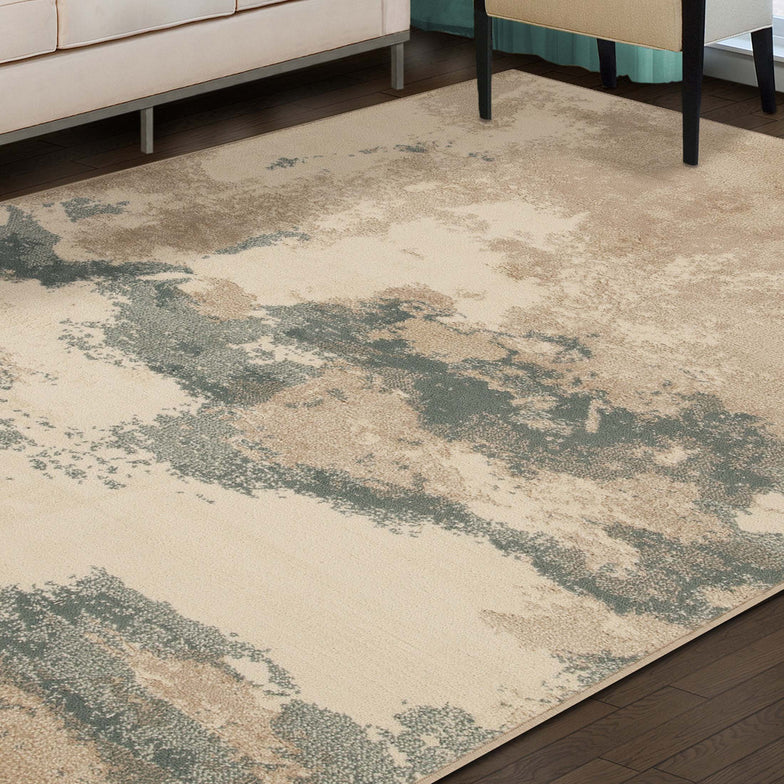 Eclectic Multi Tone Abstract Rug or Runner Rug