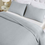 Aswan Cotton Medium Weight Textured Modern Chevron Woven Coverlet - Coverlet by Superior