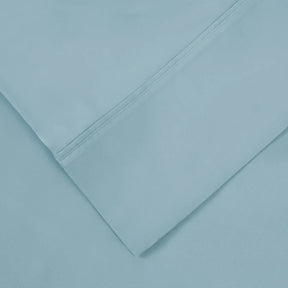1000 Thread Count Lyocell Blend Solid Duvet Cover Set - Blue