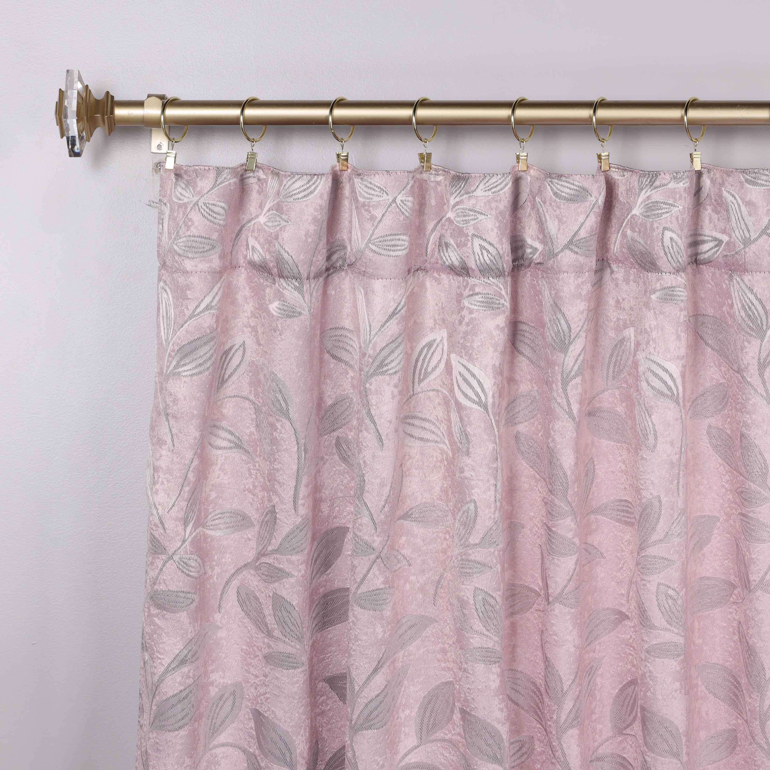 Leaves Room Darkening Back Tabs Blackout Curtain Panels, Set of 2 - Blackout Curtains by Superior