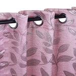 Leaves Machine Washable Room Darkening Blackout Curtains, Set of 2 - Blackout Curtains by Superior