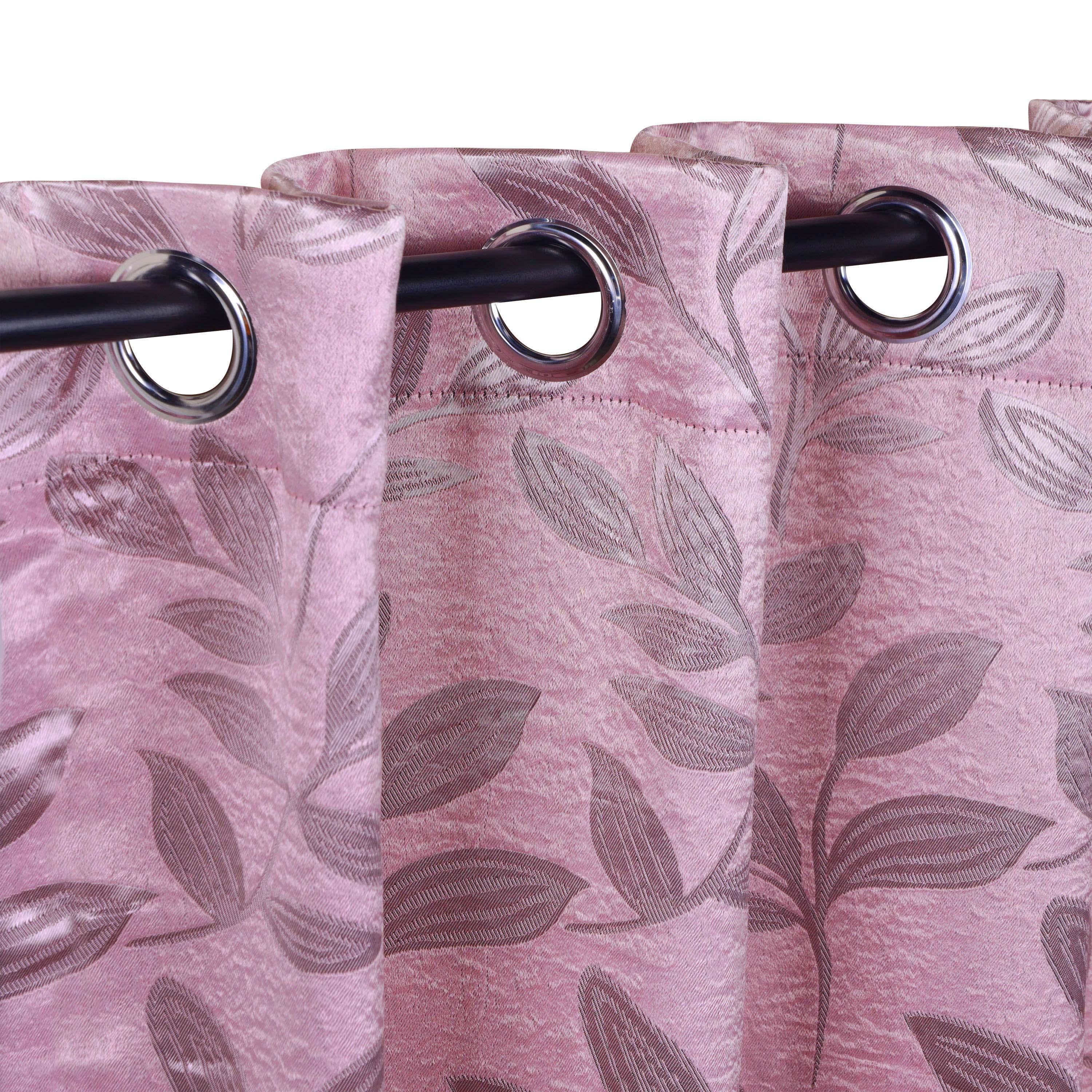 Leaves Machine Washable Room Darkening Blackout Curtains, Set of 2 - Blackout Curtains by Superior