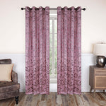 Leaves Machine Washable Room Darkening Blackout Curtains, Set of 2 - Blackout Curtains by Superior