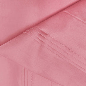 Superior Premium 650 Thread Count Egyptian Cotton Solid Deep Pocket Sheet Set - Blush