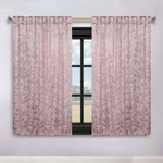 Leaves Room Darkening Back Tabs Blackout Curtain Panels, Set of 2 - Blackout Curtains by Superior