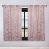 Leaves Room Darkening Back Tabs Blackout Curtain Panels, Set of 2 - Blackout Curtains by Superior