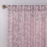 Leaves Room Darkening Back Tabs Blackout Curtain Panels, Set of 2 - Blackout Curtains by Superior