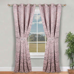 Leaves Room Darkening Washable Blackout Curtain Panels, Set of 2 - Blackout Curtains by Superior