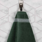Brea Textured Ribbed Cotton Bath Towels, Set of 2 – Medium Weight Bathroom Towels