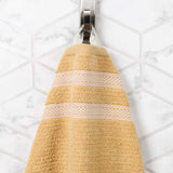 Brea Textured Ribbed Cotton Bath Towels, Set of 2 – Medium Weight Bathroom Towels