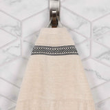 Brea Textured Ribbed Cotton Bath Towels, Set of 2 – Medium Weight Bathroom Towels