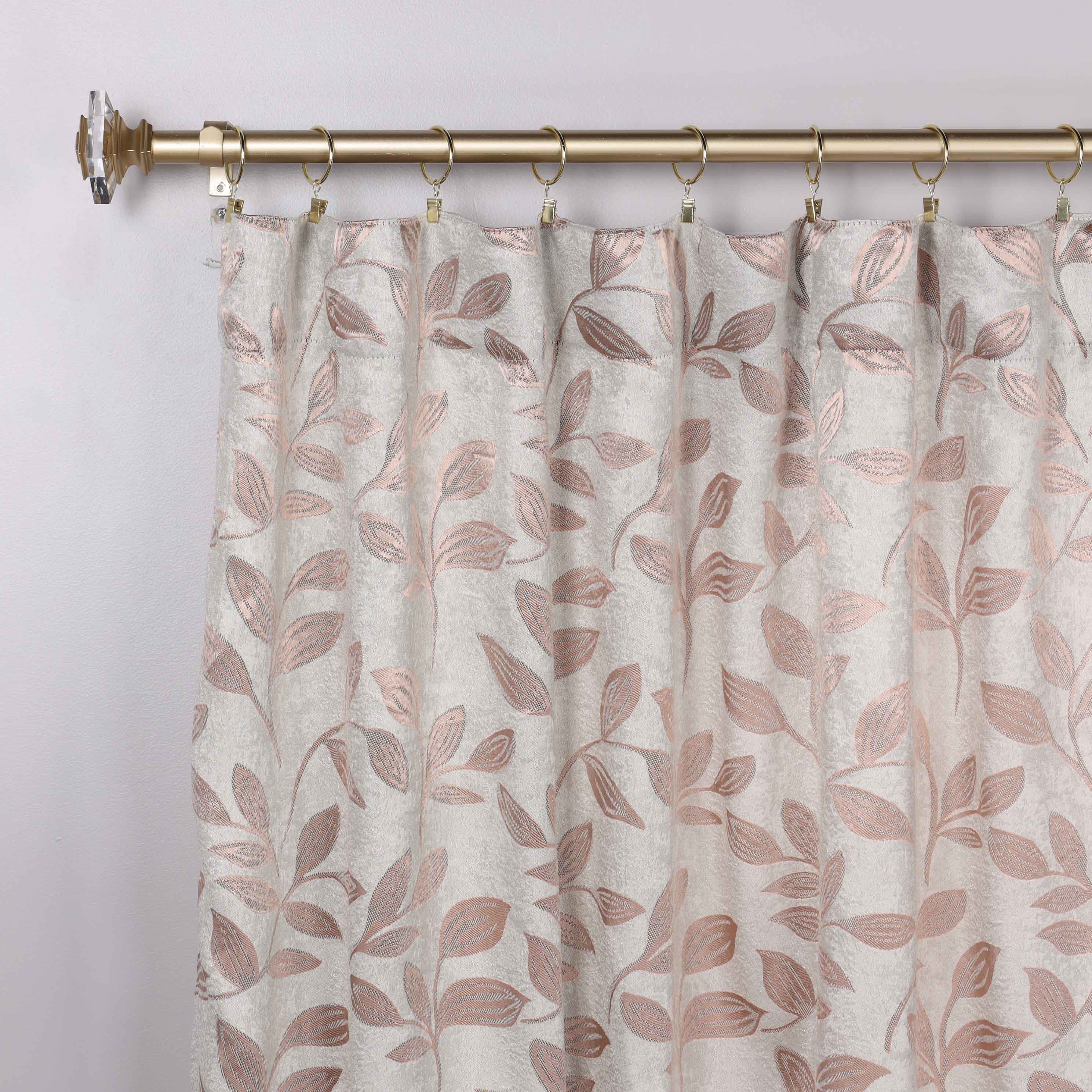 Leaves Room Darkening Back Tabs Blackout Curtain Panels, Set of 2 - Blackout Curtains by Superior