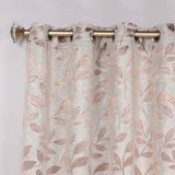 Leaves Room Darkening Washable Blackout Curtain Panels, Set of 2 - Blackout Curtains by Superior
