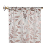 Leaves Room Darkening Washable Blackout Curtain Panels, Set of 2 - Blackout Curtains by Superior