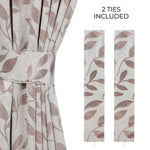 Leaves Room Darkening Washable Blackout Curtain Panels, Set of 2 - Blackout Curtains by Superior
