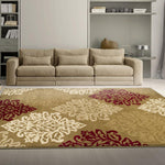 Danvers Floral Medallion Damask Indoor Area Rug Or Runner Rug - by Superior